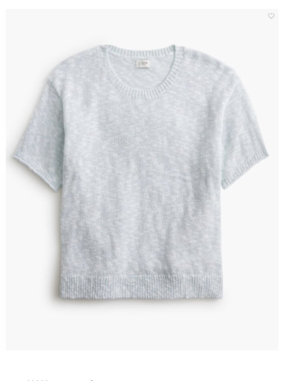 J. Crew Factory Short-sleeve Relaxed Beach Sweater, XL